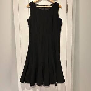 Calvin Klein Elegant Black Midi Dress